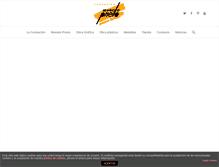 Tablet Screenshot of fundacionmanoloprieto.org